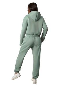 Nuevo Conjunto Deportivo de Invierno para Mujer, 100% Algodón Felpa, Ropa Deportiva Urbana con Personalización Completa - Product Image 3