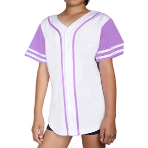 Camisetas de Béisbol Personalizadas de Alta Calidad para Mujer, en Forma de Abanico, Transpirables, de Secado Rápido, Tallas Grandes, Sublimación, Cuello en V, Secado Rápido - Product Image 6
