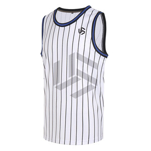Camiseta de Baloncesto Reversible Informal Personalizada para Hombre, Talla Grande, Transpirable, de Secado Rápido, para Verano, OEM - Product Image 1