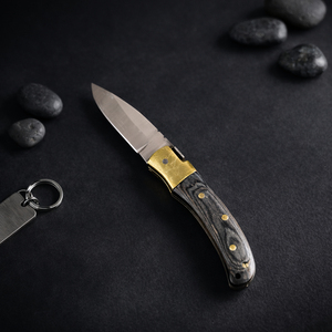 Custom Natural <b>Bone</b> <b>Handle</b> Pocket Survival Folding <b>Knife</b> 2026 Model Wholesale High Quality Outdoor Hunting Camping Folding <b>Knife</b> - Product Image 1