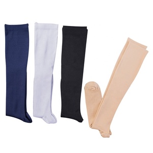 Custom Knee <b>Socks</b> Men Solid <b>Color</b> Breathable Knitted Sports <b>Socks</b> With Logo Print Summer Wear - Product Image 3