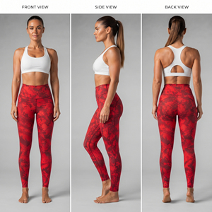 Leggings de sport et yoga personnalisés OEM à séchage rapide, pantalons de sport respirants de haute qualité pour femmes, longueur intégrale - Product Image 4