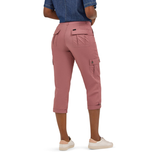 Pantalones Capri Cargo de Primera Calidad para Mujer, Color Sólido, Pantalones Tres Cuartos, Casuales, Holgados, para Actividades al Aire Libre - Product Image 2