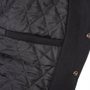 Chaqueta Varsity para Hombre con Logotipo Personalizado, Estilo Béisbol, Casual, Clásica, Elegante, con Parche de Chenilla Bordado, Chaqueta Bomber - Product Image 4