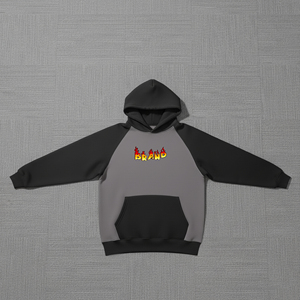 High Quality Winter Men's 580Gsm <b>Thick</b> <b>Fleece</b> pullover Hoodie 100% Cotton Oversized Boxy Fit Custom Embroidered Logo Hoodies - Product Image 1