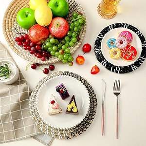 Cesta Colgante de Pared de Estilo Boho, Decoración de Pared de Bambú Tejido Natural para el Hogar, Venta al por Mayor, Hecho por KingCraftViet - Product Image 6