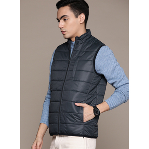 2026 Custom Logo Unisex Nylon Down Sleeveless Puffer Padded Vest Bodywarmer Coat Bubble <b>Jacket</b> <b>Warm</b> Winter <b>Men</b> Streetwear Gilet - Product Image 1