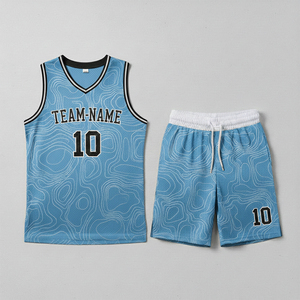 Ensembles d'uniformes de basketball personnalisés pour adultes, en polyester, réversibles, respirants, grandes tailles, service OEM - Product Image 6