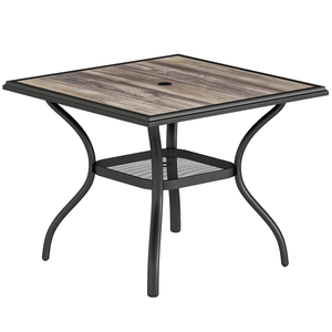 Square Outdoor Dining <b>Table</b> for Comfortable Al Fresco Meals - Product Image 1