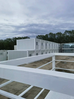 Bâtiment de bureaux préfabriqué en conteneurs d'acier modulaires, hébergement, maison en conteneurs moderne, maisons préfabriquées