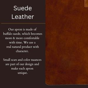 Tablier de Luxe en Cuir Véritable pour le Travail, le Barbecue, la Cuisine, le Bâtiment – Tablier en Cuir Fin de Vachette pour Hommes et Femmes, Idéal pour Boucher - Product Image 2