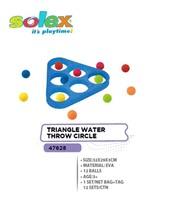 Jeu de lancer de cibles en EVA pour piscine avec cercles cibles
