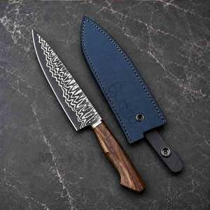 Nueva Edición de Cuchillo de Chef de Acero Damasco Japonés de Lujo con Hoja de 8 Pulgadas, Cuchillo de Cocina para Cortar Carne y BBQ - Product Image 2