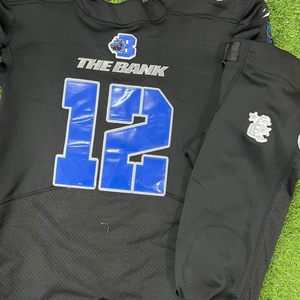 Uniforme de Fútbol Americano de Manga Corta, Transpirable, de Talla Grande, con Diseño Personalizado de Alta Calidad, Sublimado y Bordado - Product Image 3