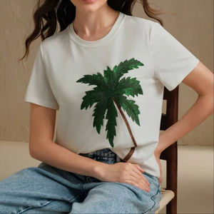 Fish Design Seed Beads <b>Top</b> With Embroidery Design Summer Casual Tank <b>Top</b> With Beaded Embroidery - Product Image 1