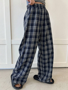 <b>Cheap</b> Flannel Plaid Long <b>Pajama</b> Pant Men's Night Winter 100% Cotton Sleep Wear Check Design Woven Plaid Bottom <b>Pajama</b> Men's Pant - Product Image 5