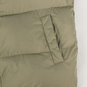 Chaqueta Acolchada Verde Oliva para Hombre, Cuello Alto, con Capucha, Resistente al Viento, Abrigo de Invierno, Estilo Casual, Corte Regular - Product Image 2