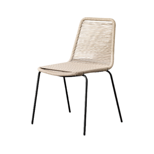 Sillas de comedor de ratán sin brazos en oferta, con estructura de hierro, diseño moderno, sillas de restaurante para muebles de comedor en el hogar - Product Image 4