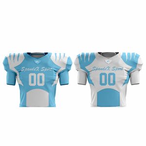 Uniforme de Fútbol Americano Sublimado Personalizado, Jersey Reversible, Pantalones Cortos Unisex para Equipos, Transpirables, Tallas Grandes, Estampados, Verano, Secado Rápido - Product Image 3