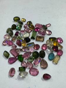 Diamantes Naturales Sueltos de Múltiples Colores, Turmalina 100% Natural para Joyería, Tamaños y Formas Variadas Disponibles al por Mayor - Product Image 2