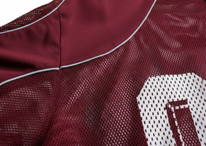 Camiseta deportiva de malla con cuello en V de enfriamiento rápido, camiseta deportiva de malla transpirable con cuello en V de nivel profesional, camiseta corta de malla con cuello en V para el día del partido - Product Image 6