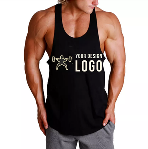 Camisetas sin Mangas para Hombre, Diseño Sólido, Venta al Por Mayor, Ropa Deportiva Elegante, Camisetas sin Mangas Modernas, 100% Algodón, Personalizadas - Product Image 1
