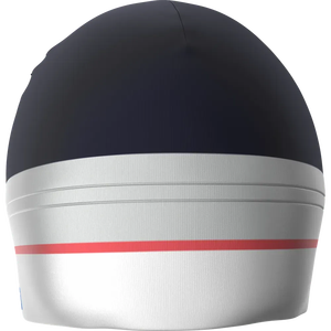 Gorro Deportivo Unisex de Invierno con Diseño a Rayas en Negro, Blanco y Rojo, 56-58 cm, Transpirable, de Acrílico, para Uso en Exteriores - Product Image 3