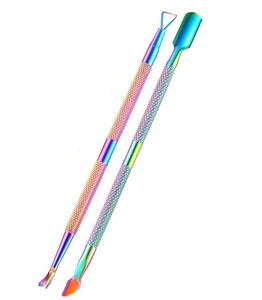 Pousse-cuticules double tête durable pour manucure, outil de nettoyage et d'élimination des cuticules des ongles - Product Image 1