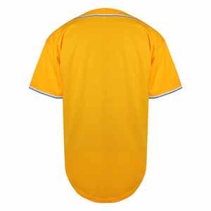 เสื้อกีฬาผ้าโพลีเอสเตอร์แบบไล่ระดับสีเสื้อเบสบอลระบายอากาศได้แบบมีกระดุมทำจากโพลีเอสเตอร์ - Product Image 2