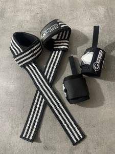 Ensemble d'accessoires de gym : Bandes de maintien de poignet en néoprène et élastiques, réglables, antidérapantes et légères, avec sangles de levage en forme de 8 - Product Image 3