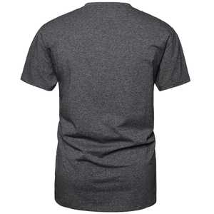 Camiseta de Manga Corta para Hombre, Cuello Redondo, Azul, Corte Regular, 100% Algodón Jersey, Tejido de Punto, Color Sólido, Transpirable, para Gimnasio - Product Image 6