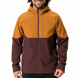 Women's High Quality Premium Hooded Color Block Fleece <b>Jacket</b> Full Sleeve Zipper Closure Windproof Autumn Wear - Product Image 4