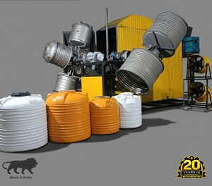 Máquina de Rotomoldeo Biaxial Automática de Dos Brazos con Engranaje y Motor para la Industria de Productos Plásticos Agrícolas - Product Image 5