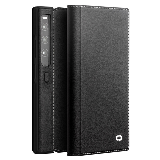 For Huawei Mate Xs2 Phone Case, Foldable Screen Leather Flip Cover Protective Sleeve, Full-coverage Magnetic Leather Case