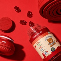OEM Private Label Glutenvrij Non-GMO Gelatinevrij Kauwtabletten Gemengde Fruit Smaak Kinder Multivitamine Gummies 2 Tabletten per Dag voor