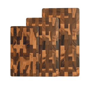 Planche à découper rectangulaire en acacia robuste avec rainure pour jus, idéale pour la viande et la volaille (vente en gros) - Product Image 3