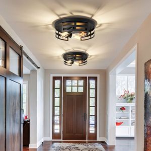Confezione da 2 Plafoniere Nere Stile Fattoria da 36W per Corridoio, Cucina, Ufficio - Product Image 3