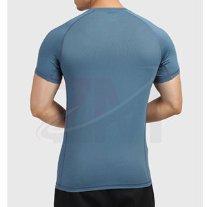 Camiseta de compresión para hombre, ropa deportiva que absorbe la humedad, para gimnasio y rendimiento deportivo, camiseta deportiva de compresión para hombre - Product Image 2