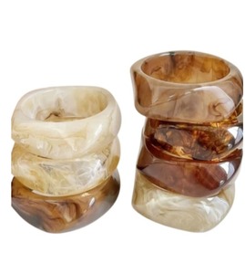 Best Quality Handmade <b>Resin</b> Fashion Bangle Bracelet with Model Pattern Indian Design for Women's Party - Product Image 2