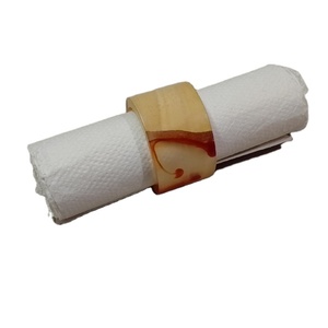 Juego de servilleteros de forma redonda multicolor y resina de nuevo estilo, vajilla para restaurante, vajilla usada, el mejor diseño para el hogar y la cocina - Product Image 1