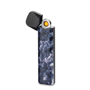 Encendedor Electrónico Desechable Serigs USB, Resistente al Viento, Diseño de Arco de Doble Pulso sin Llama, para Cigarrillos y Dispositivos de Fumar al Aire Libre - Product Image 1