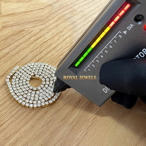 Wholesale Price Fine Jewelry 2mm <b>Bracelets</b> <b>Bangles</b> Chain Vvs Moissante 925 <b>Silver</b> Women Moissanites Diamond Tennis <b>Bracelet</b> - Product Image 5