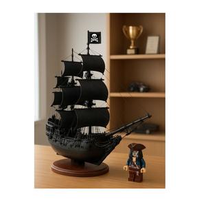 Escultura Decorativa de Barco de Madera para Mesa, Adorno Náutico Costero para Exhibición en Estante, Decoración Interior para Hogar u Oficina - Product Image 4