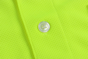 Chemises de travail haute visibilité pour hommes, manches courtes, respirantes, imperméables, séchage rapide, en polyester réfléchissant, sécurité optimale - Product Image 4