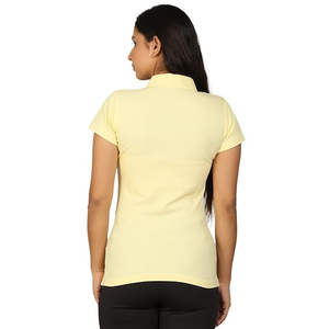 เสื้อกอล์ฟผู้หญิงไซส์ใหญ่ M-6XL ปักลาย โอเวอร์ไซส์ แขนสั้น ผ้าเจอร์ซีย์ 100% คอตตอน แห้งเร็ว ระบายอากาศได้ดี ขายส่ง - Product Image 2