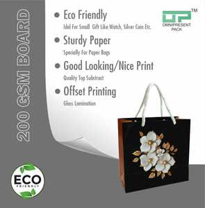 Bolsa de Regalo Sostenible, Bolsa de Compras de Papel, Bolsa Ecológica, Bolsa de Papel Premium, Bolsa de Papel Kraft Impresa, Bolsa de Transporte de Kraft Reciclado - Product Image 4