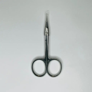 Ciseaux à cuticules Nail Arts avec miroir à crochet, acier à haute teneur en carbone, ciseaux à cuticules STALEKS PRO pour usage professionnel des techniciennes ongulaires - Product Image 2