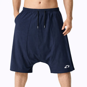 Drop Crotch <b>Harem</b> <b>Shorts</b> Men Loose Fit Drawstring Waist Casual Streetwear <b>Shorts</b> Lightweight Summer Wear Bulk Production - Product Image 1