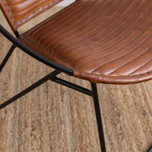 เก้าอี้หนังสีน้ำตาลและโลหะ รุ่นวานดานา เวอร์เท็กซ์ เซียร์รา - Product Image 3