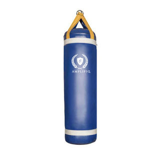 Sac de frappe professionnel lourd avec revêtement en cuir et remplissage de sable pour l'entraînement de boxe, respectueux de l'environnement - Product Image 1